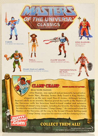 2013 Masters of the Universe Classics Club Eternia Clamp Champ Action Figure