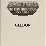 2013 Masters of the Universe Classics Club Eternia Geldor Action Figure