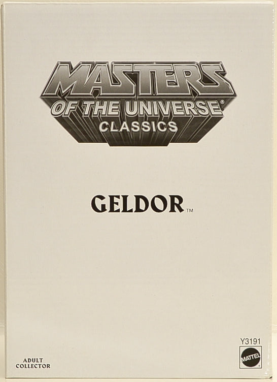 2013 Masters of the Universe Classics Club Eternia Geldor Action Figure