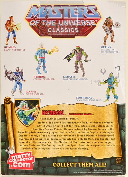 2013 Masters of the Universe Classics Galactic Protectors Hydron Exclusive Action Figure