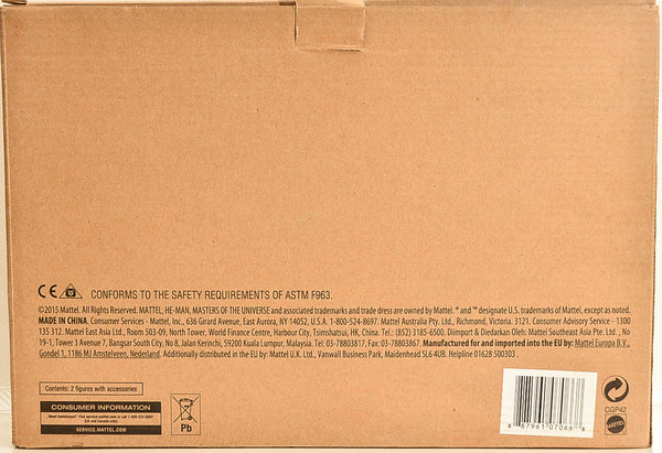 2015 Masters of the Universe Classics Club Eternia Laser Power He-Man & Laser Light Skeletor Action Figure Box Set