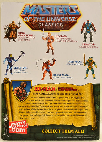 Mattel - Masters of the Universe Classics - He-Man Action Figure