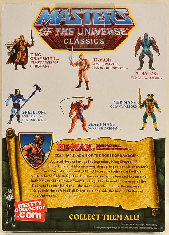 Mattel - Masters of the Universe Classics - He-Man Action Figure