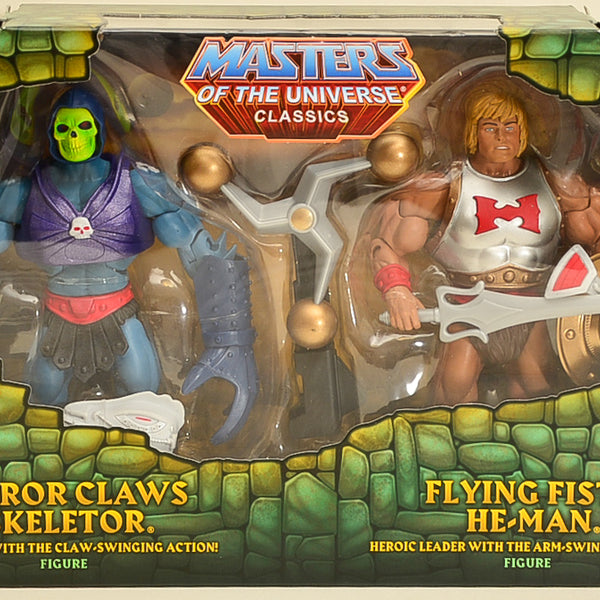 2015 Masters of the Universe Classics Terror Claws Skeletor & Flying Fists He-Man Action Figure Box Set