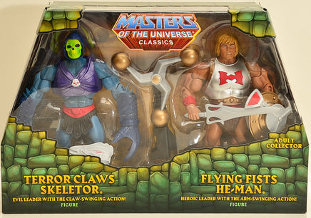 2015 Masters of the Universe Classics Terror Claws Skeletor & Flying Fists He-Man Action Figure Box Set