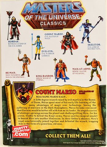 2009 Masters of the Universe Classics Club Eternia Count Marzo Action Figure