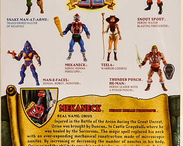 2012 Masters of the Universe Classics Club Eternia Mekaneck Action Figure