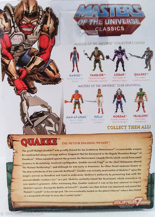 2017 Super 7 Masters of the Universe Quakke Action Figure