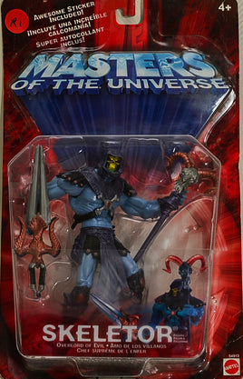 2001 Masters of the Universe Skeletor Blue Variant Action Figure