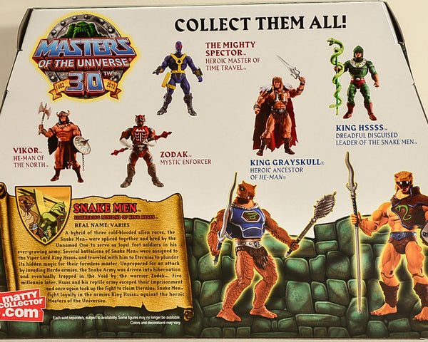 2012 Masters of The Universe Classics Snake Men Action Figure Set