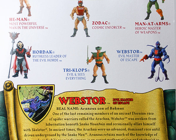 2009 Masters of the Universe Classics Webstor Action Figure
