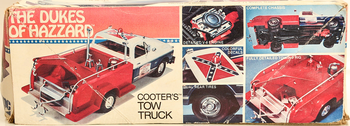 1982 MPC The Dukes of Hazzard Cooter's Tow Truck 1:25 Scale Model Kit