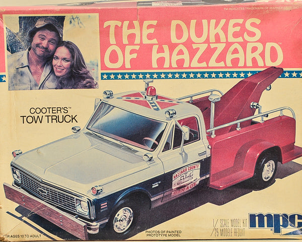 1982 MPC The Dukes of Hazzard Cooter's Tow Truck 1:25 Scale Model Kit