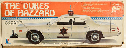 1982 MPC The Dukes of Hazzard Sheriff Rosco's Police Car Plastic Model Kit 1:25 Scale