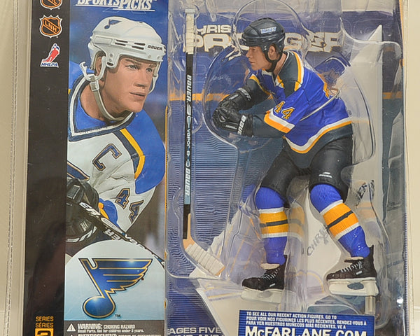 2001 Mcfarlane NHL Chris Pronger St. Louis Blues Series 2 Action Figure