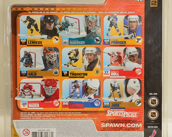 2001 McFarlane Toys NHL Sports Picks Series 2 Jaromir Jagr (Washington Capitals) White Jersey Action Figure