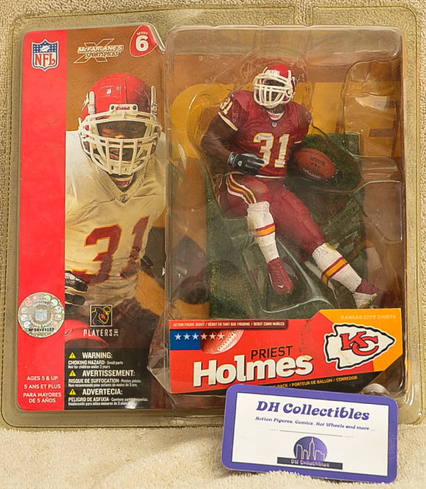 MacFarlane Sportspicks Series 6 - Priest Holmes - KC Red -8 inch Action Figure