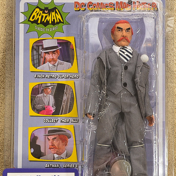 Figures Toy Co. - Batman Classic TV Series 3 - DC Comics Mad Hatter Action Figure 8" Mego Retro