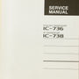 Icom IC-736 / 738 Amateur Radio Service Manual