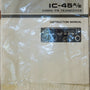 Icom IC-45A/E Amateur Radio Instruction Manual