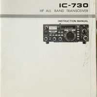 Icom IC-730 Amateur Radio Instruction Manual