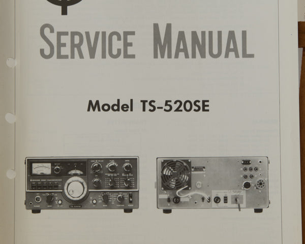 Kenwood TS-520SE Amateur Radio Service Manual