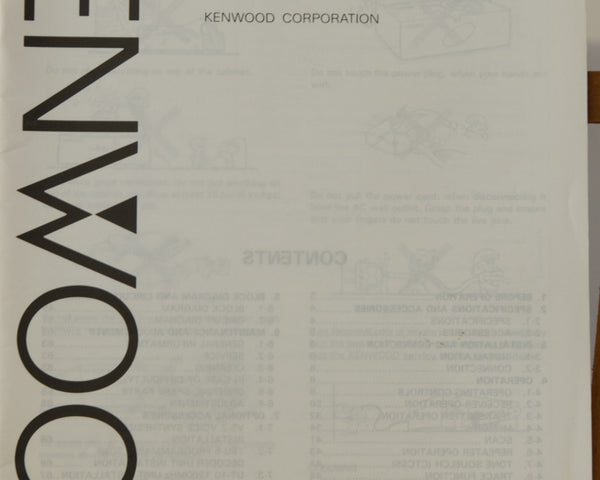 Kenwood TS-790A/E Amateur Radio Instruction Manual