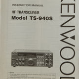 Kenwood TS-940S Amateur Radio Instruction Manual