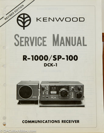 Kenwood R-1000 Shortwave / Amateur Radio Service Manual