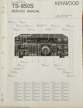 Kenwood TS-850S Amateur Radio Operating Manual