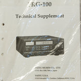 Yaesu FRG-100 Shortwave Receiver Service Manual