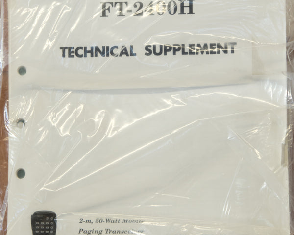 Yaesu FT-2400H Amateur Radio Service Manual