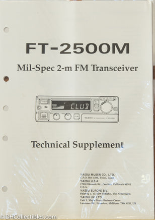 Yaesu FT-2500M Amateur Radio Service Manual