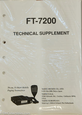 Yaesu FT-7200 Amateur Radio Service Manual