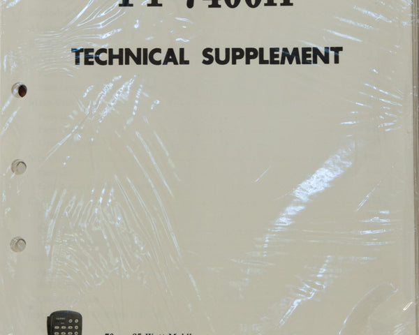 Yaesu FT-7400H Amateur Radio Service Manual