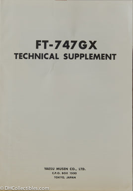 Yaesu FT-747GX Service Manual