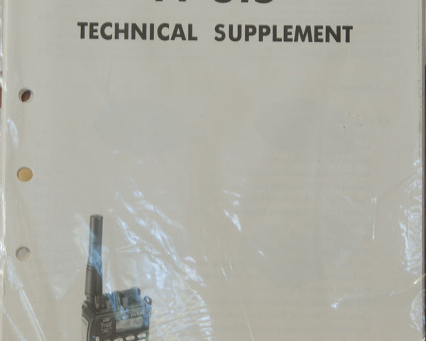 Yaesu FT-815 Service Manual