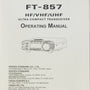Yaesu FT-857 Amateur Radio Operating Manual