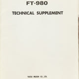 Yaesu FT-980 Amateur Radio Service Manual