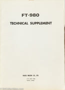 Yaesu FT-980 Amateur Radio Service Manual