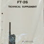 Yaesu FT-26 Service Manual