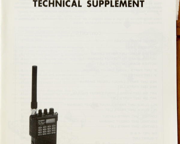 Yaesu FT-411 Service Manual
