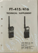 Yaesu FT-415 / FT-416 Service Manual