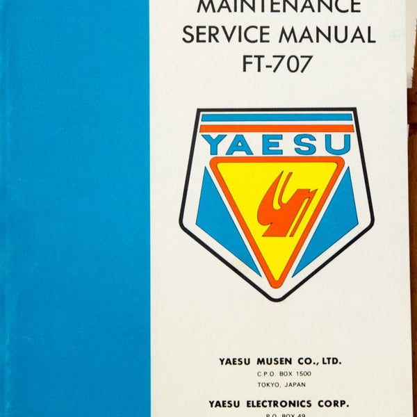 Yaesu FT-707 Service Manual