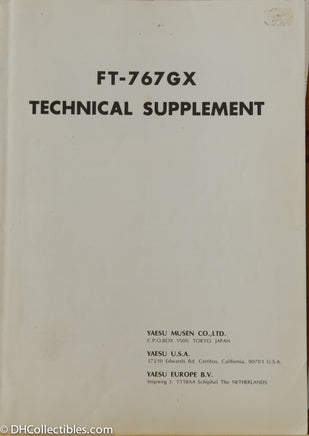 Yaesu FT-767GX Service Manual