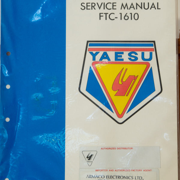 Yaesu FTC-1610 Service Manual