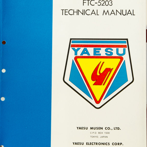 Yaesu FTC-5203 Radio Service Manual