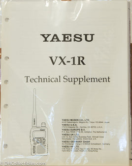 Yaesu VX1R Amateur Radio Service Manual