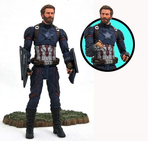 2019 Diamond Select Marvel Avengers: Infinity War Select Captain America Action Figure