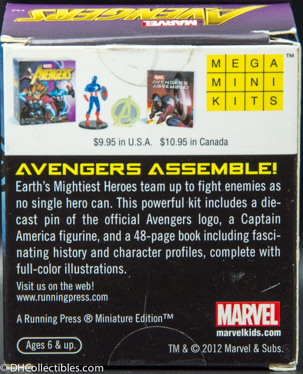 2012 The Avengers With Avengers Pin/Captain America Figurine